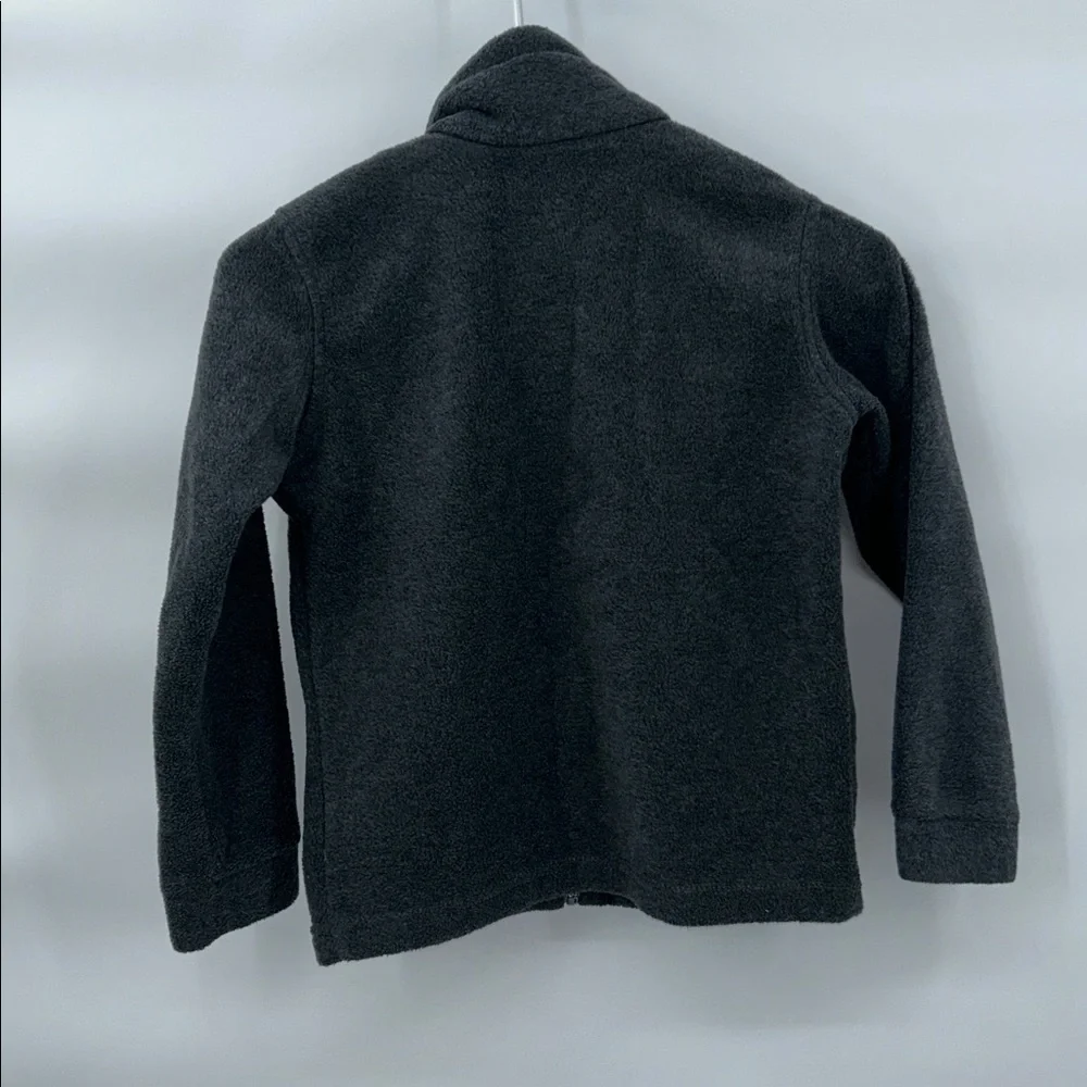 Columbia Youth Fleece Jacket Gray Full Zip XS (6/7)